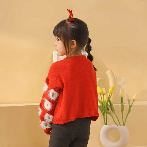 Lesmart Kid's Long Sleeve Knit Christmas Sweater Tops