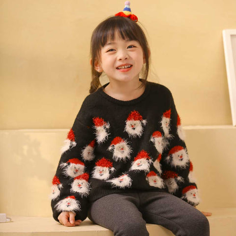 Lesmart Kid's Long Sleeve Knit Christmas Sweater Tops