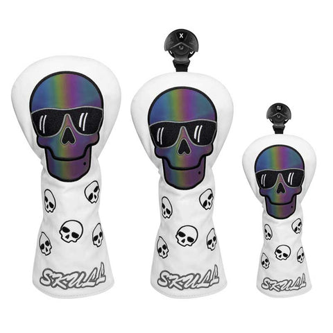 Lesmart Skeleton Leather Golf Club Headcovers with Magnetic