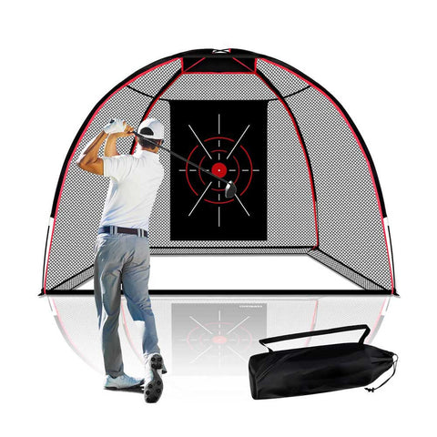 Lesmart Upgraded TEPRO 10' x 7' Golf Hitting Net with Impact Target
