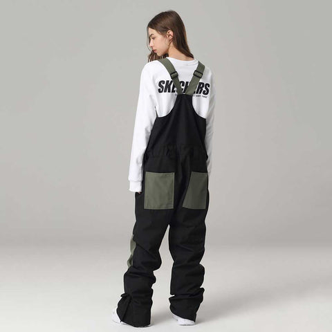 Lesmart Women's Fashion Mountain Discover Snowboard Pants Ski Bibs