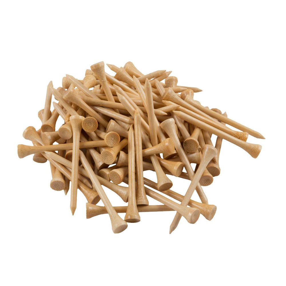 Lesmart 100Pcs Professional Bamboo Golf Tees 2-3/4 Inch