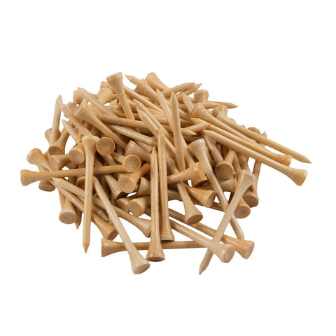 Lesmart 100Pcs Professional Bamboo Golf Tees 2-3/4 Inch