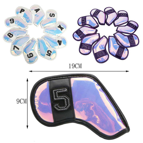 Lesmart 10Pcs/set Embroidery Number Golf Iron Headcover