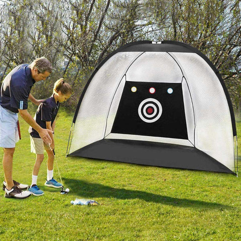 Lesmart 10x7ft Golf Hitting Training Aids Nets with Target Set
