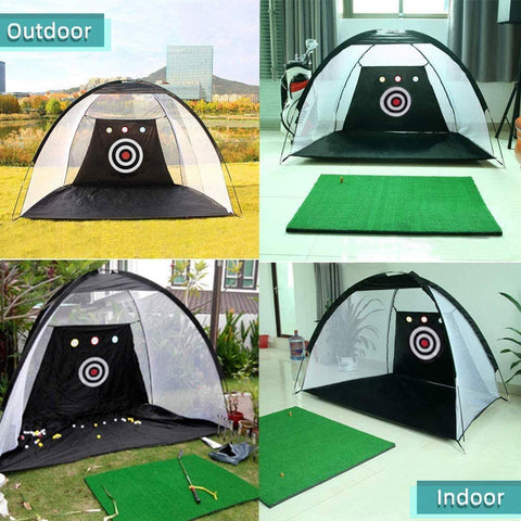 Lesmart 10x7ft Golf Hitting Training Aids Nets with Target Set