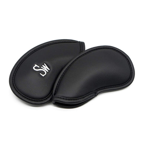 Lesmart 12pcs Thick Synthetic Leather Golf Iron Head Covers Set