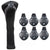 Lesmart 1 3 5 Fairway Woods Long Neck Knit Headcovers