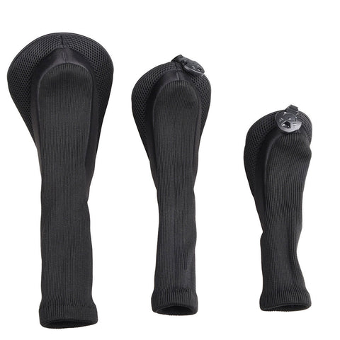 Lesmart 1 3 5 Fairway Woods Long Neck Knit Headcovers