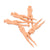 Lesmart 3" Nude Woman Plastic Golf Tees