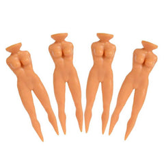 Lesmart 3" Nude Woman Plastic Golf Tees