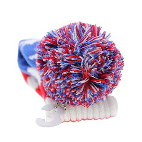 Lesmart 3 pcs/Set Golf Club Pom Knit Cover