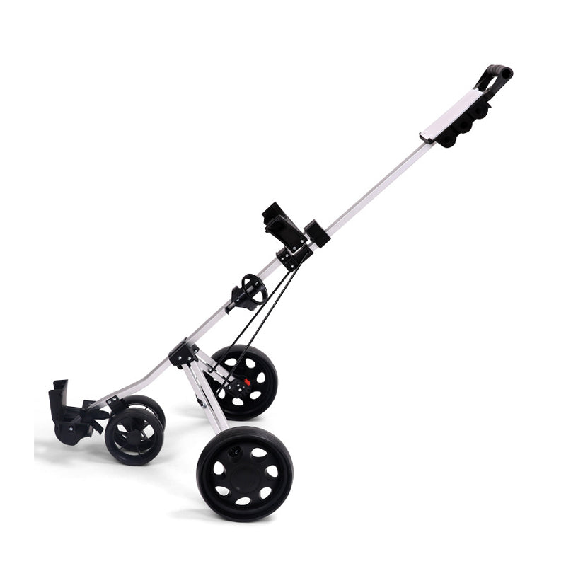 Lesmart 4-Wheel Foldable Golf Pull Cart with Score Board