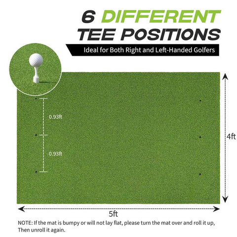 Lesmart 4-in-1 Artificial Turf Golf Hitting Mats