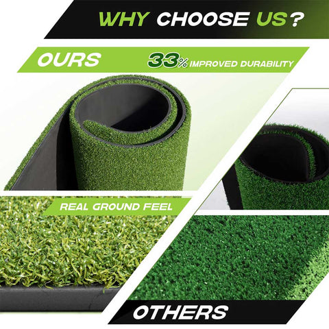 Lesmart 4-in-1 Artificial Turf Golf Hitting Mats