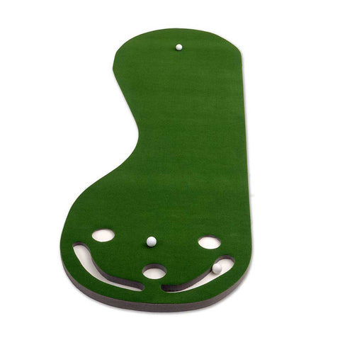 Lesmart 5 Hole Portable Golf Putting Mat, 9 x 3 feet