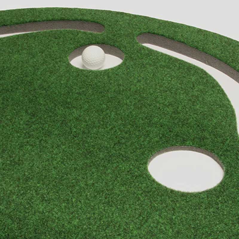 Lesmart 5 Hole Portable Golf Putting Mat, 9 x 3 feet