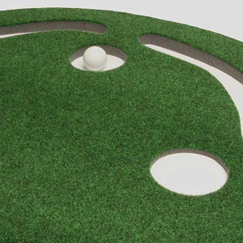 Lesmart 5 Hole Portable Golf Putting Mat, 9 x 3 feet