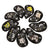 Lesmart 9pcs Synthetic Leather Golf Iron Cat Headcovers Set