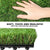 Lesmart Artificial Grass Tiles Interlocking Turf Set