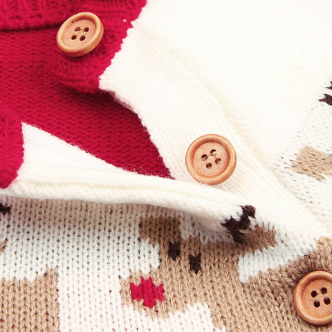 Lesmart Baby Christmas Sweater Reindeer Outfit