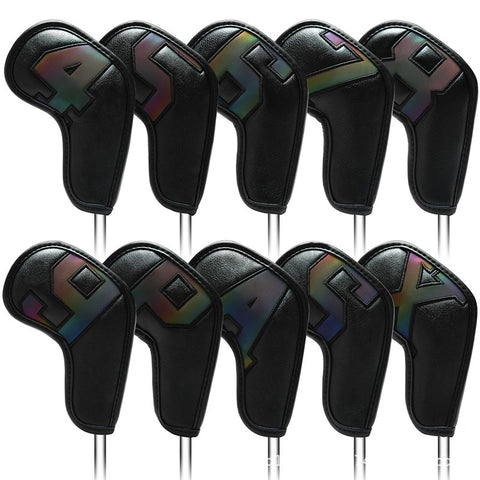 Lesmart Big Colorful Number Golf Iron Club Head Covers