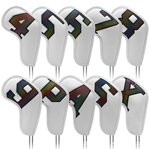 Lesmart Big Colorful Number Golf Iron Club Head Covers