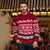 Lesmart Christmas Reindeer Snowflakes Ugly Holiday Knitted Sweater