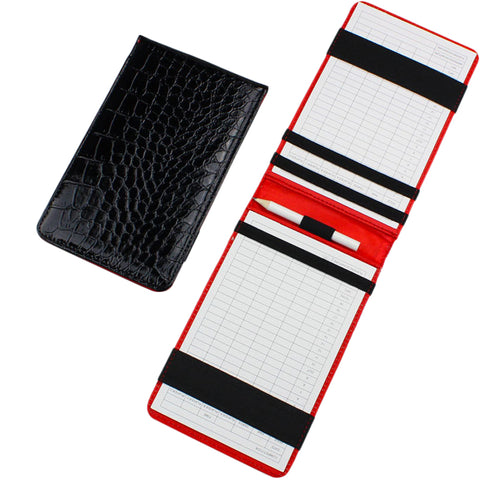 Lesmart Crocodile Pattern Golf Scorecard Holder