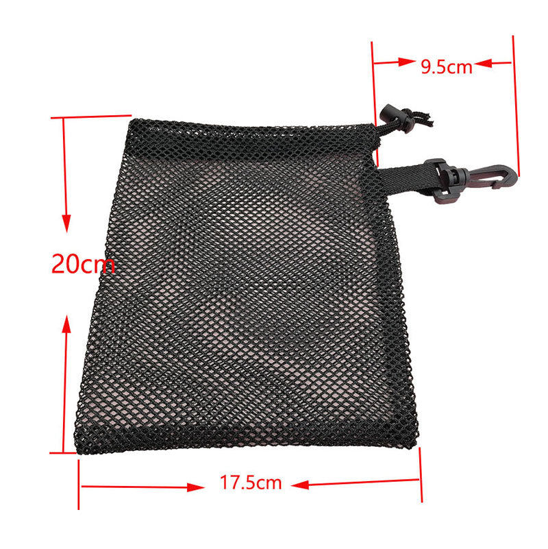 Lesmart Durable Nylon Mesh Drawstring Golf Balls Bag 5 PSC