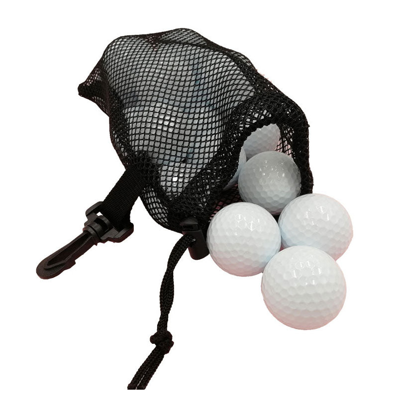 Lesmart Durable Nylon Mesh Drawstring Golf Balls Bag 5 PSC