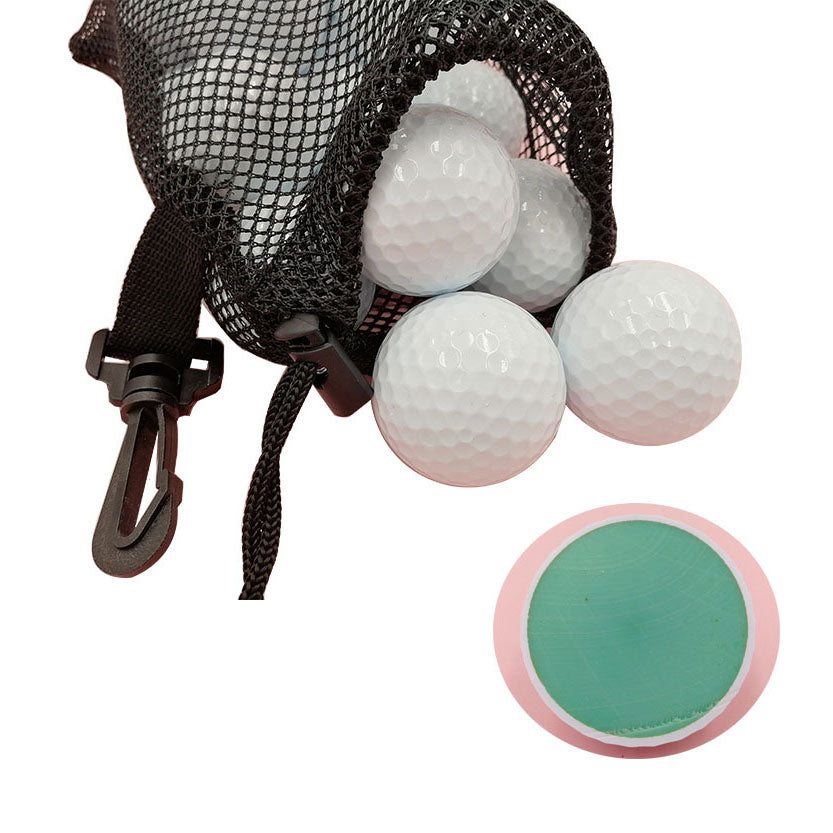 Lesmart Durable Nylon Mesh Drawstring Golf Balls Bag 5 PSC