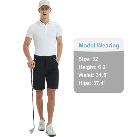 Lesmart Fit Stretch Golf Short with Pockets