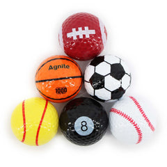 Lesmart Funny Novelty Golf Balls 6 Pack