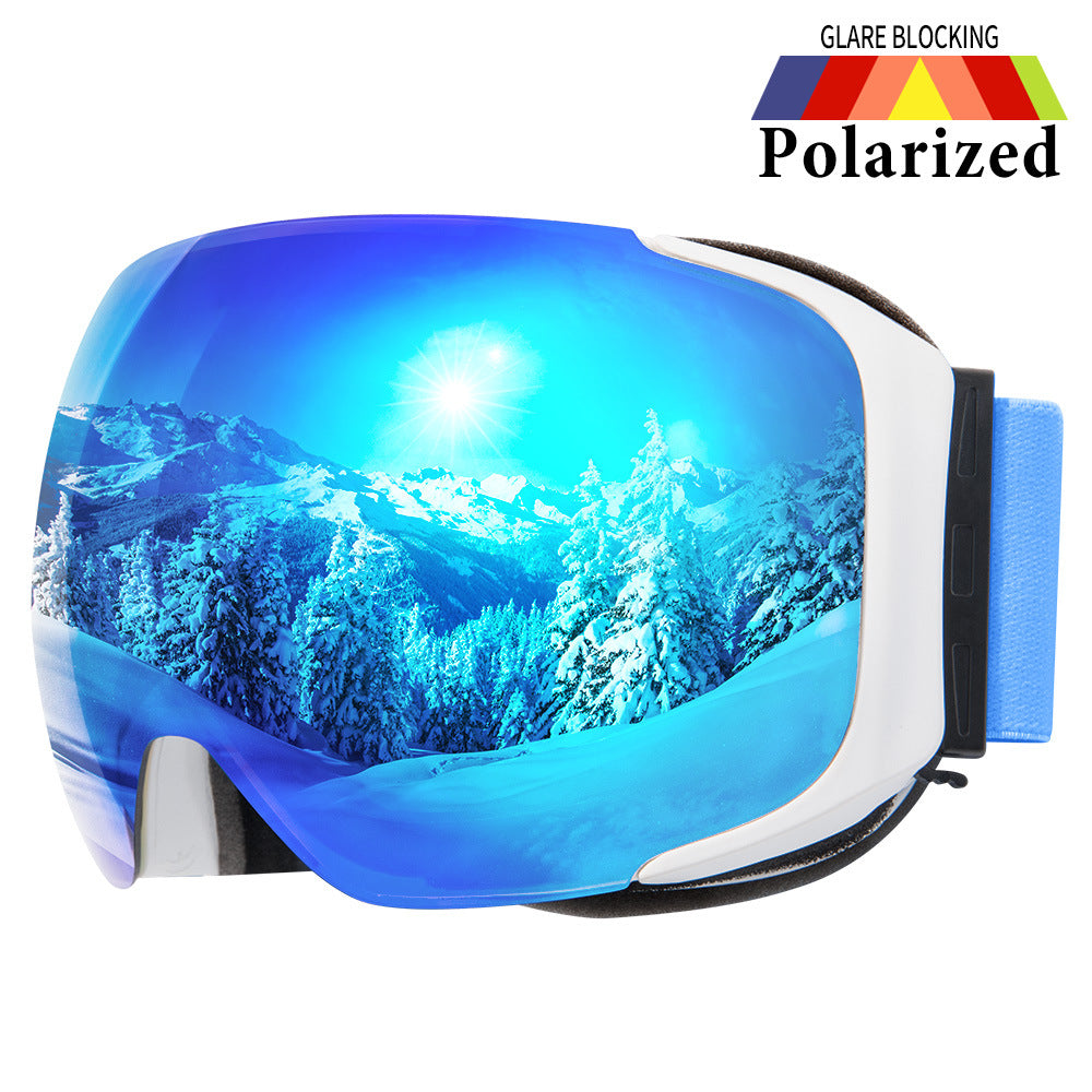 Lesmart G2 Magnetic Snowboard/Polarized OTG UV400 Skiing Goggles