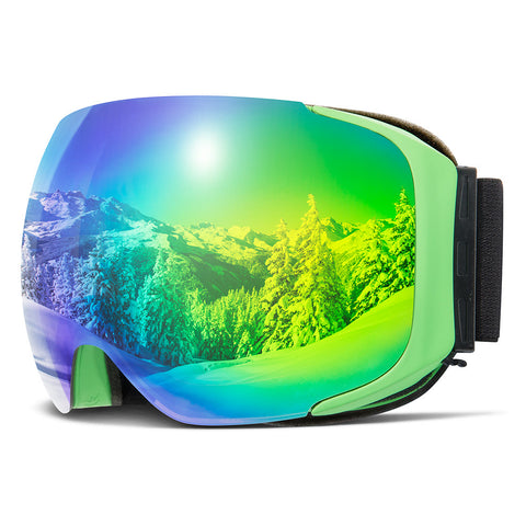 Lesmart G2 Magnetic Snowboard/Polarized OTG UV400 Skiing Goggles