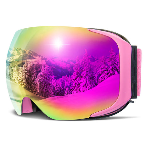 Lesmart G2 Magnetic Snowboard/Polarized OTG UV400 Skiing Goggles
