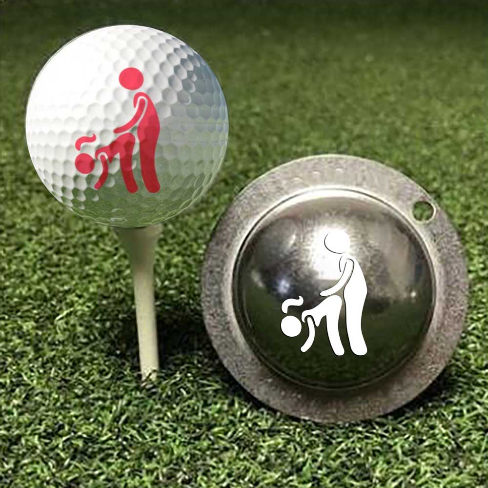 Lesmart Golf Ball Funny Custom Marker Alignment Tool