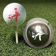 Lesmart Golf Ball Funny Custom Marker Alignment Tool