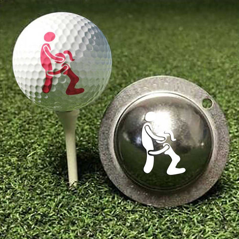Lesmart Golf Ball Funny Custom Marker Alignment Tool
