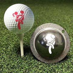 Lesmart Golf Ball Funny Custom Marker Alignment Tool