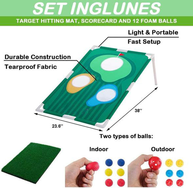 Lesmart Golf Chipping Cornhole Game