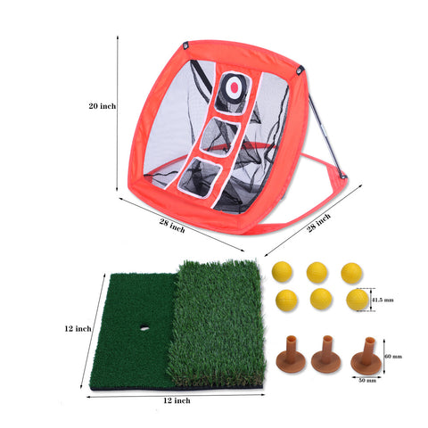 Lesmart Golf Chipping Net with 3 Targets