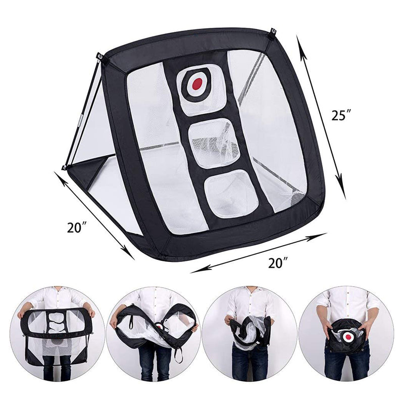Lesmart Golf Chipping Net with 3 Targets