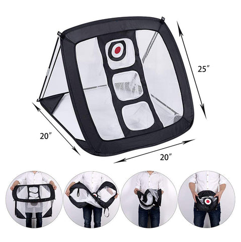Lesmart Golf Chipping Net with 3 Targets