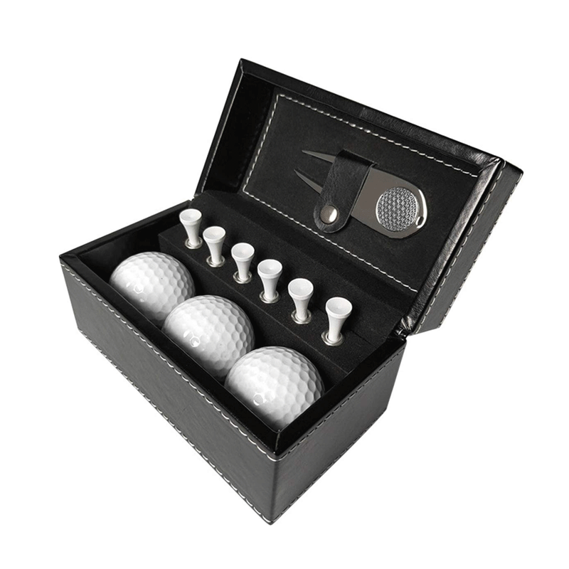 Lesmart Golf Gift Set with Leather Box