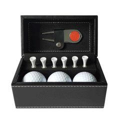 Lesmart Golf Gift Set with Leather Box