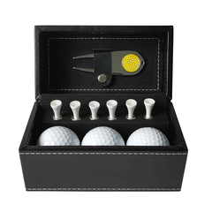 Lesmart Golf Gift Set with Leather Box