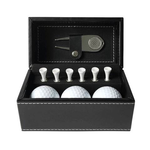 Lesmart Golf Gift Set with Leather Box