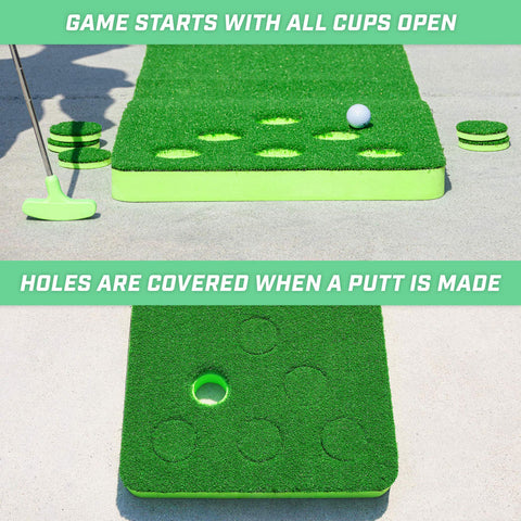 Lesmart Golf Pong Game Set - Best Backyard Party Golf Game Set